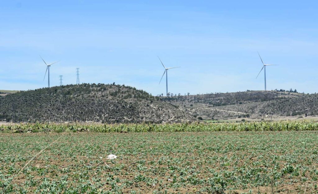 Parques eólicos en México