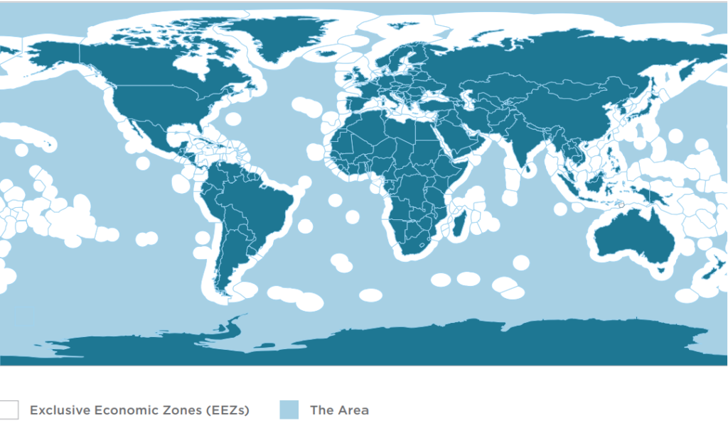 Minería submarina. Source: Global Ocean Commission/ The High Seas and Us: Understanding the Value of High-Seas Ecosystems