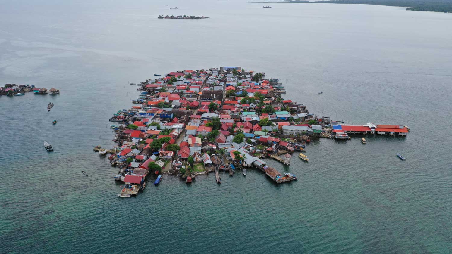 1. La pequeña isla de Gardi Sugdu en Guna Yala, Panamá. / Cortesía Ministerio de Gobierno de Panamá