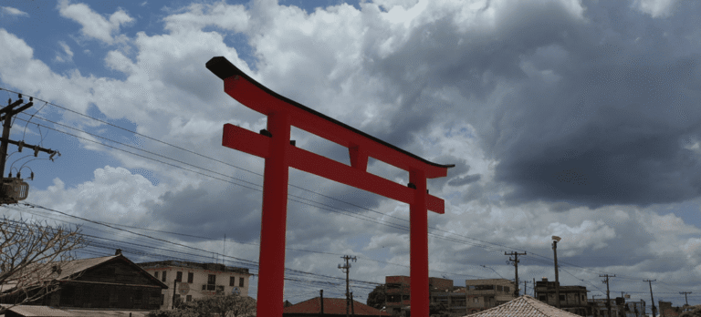 Portão Tori em Tomé-Açu. Foto: Edenilton Marques